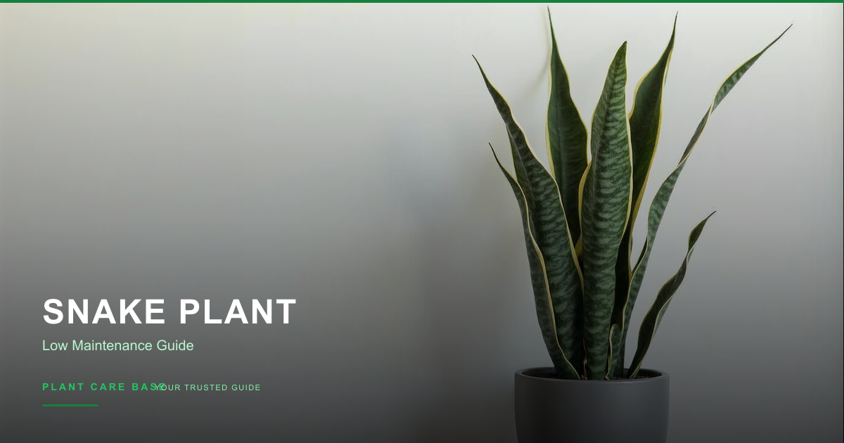 Tall snake plant with dark green leaves and yellow edges standing in a simple ceramic pot